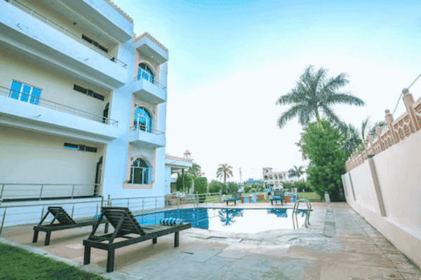 Swimming pool area